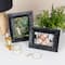 Hello Honey® Black Handwoven Rattan Photo Frame